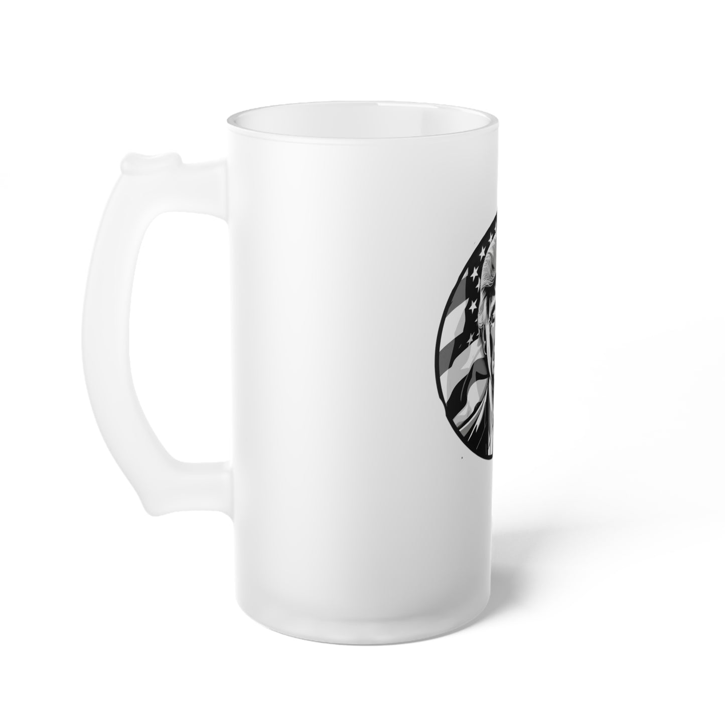 Frosted Glass Beer Mug