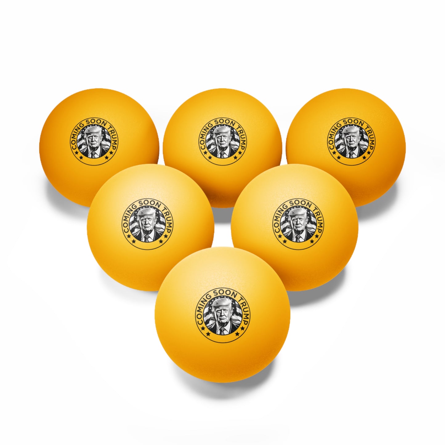 Ping Pong Balls, 6 pcs