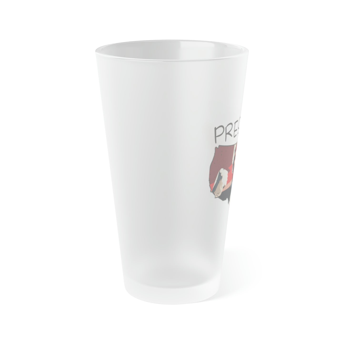 Frosted Pint Glass, 16oz